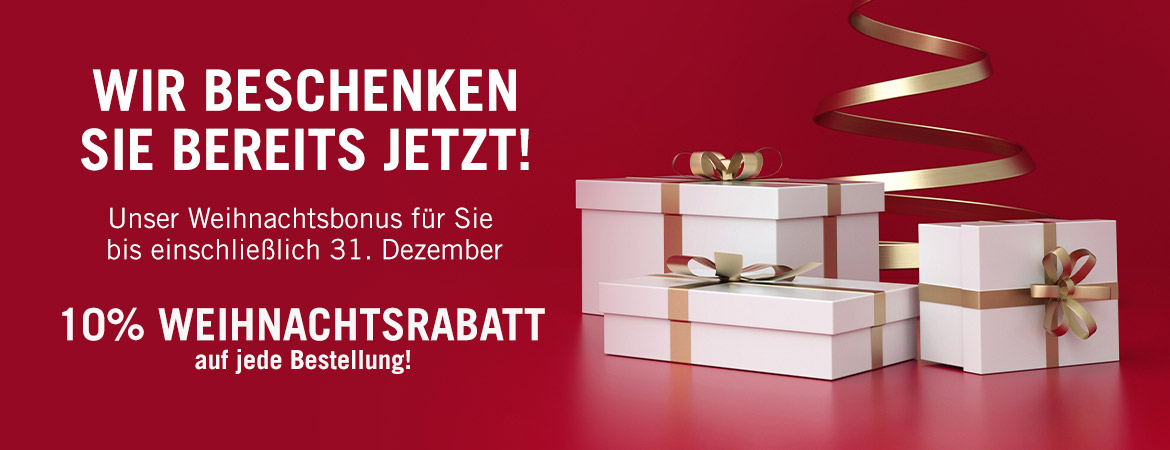 WEIHNACHTSRABATT