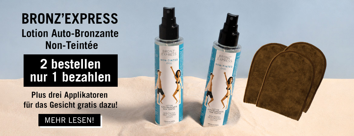 BRONZ'EXPRESS NON TINTED 1+1 SOWIE § KLEINE APPLIKATOREN